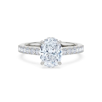 Royal Asscher Platinum Royal Asscher Cut 2.30cttw Diamond Engagement Ring