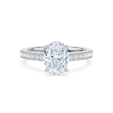 Royal Asscher Platinum Royal Asscher Cut 2.30cttw Diamond Engagement Ring