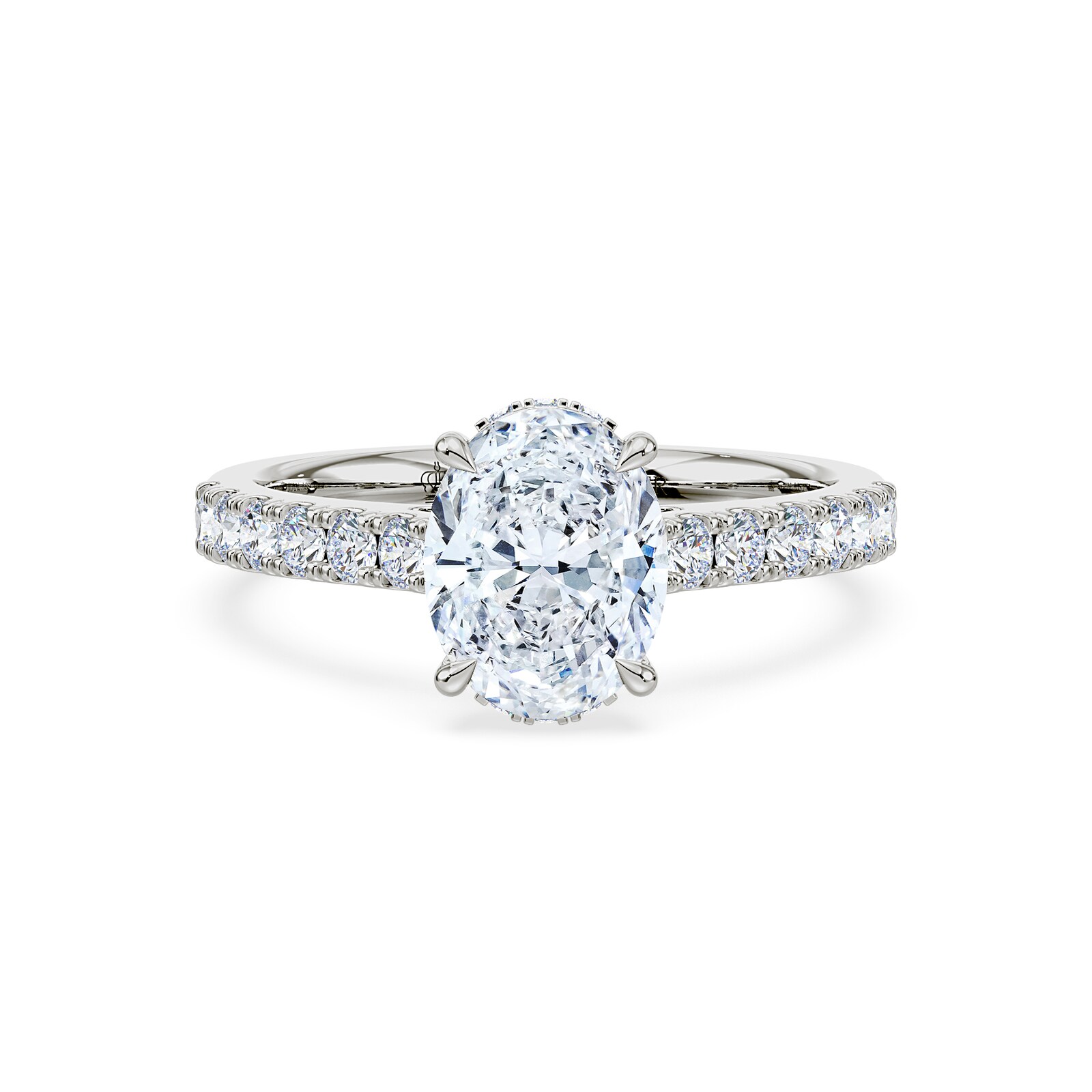 Royal Asscher Platinum Royal Asscher Cut 2.30cttw Diamond Engagement Ring