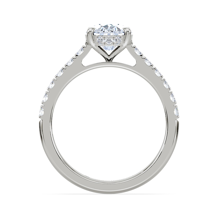 Royal Asscher Platinum Royal Asscher Cut 2.30cttw Diamond Engagement Ring
