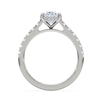 Royal Asscher Platinum Royal Asscher Cut 2.30cttw Diamond Engagement Ring
