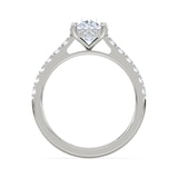 Royal Asscher Platinum Royal Asscher Cut 2.30cttw Diamond Engagement Ring