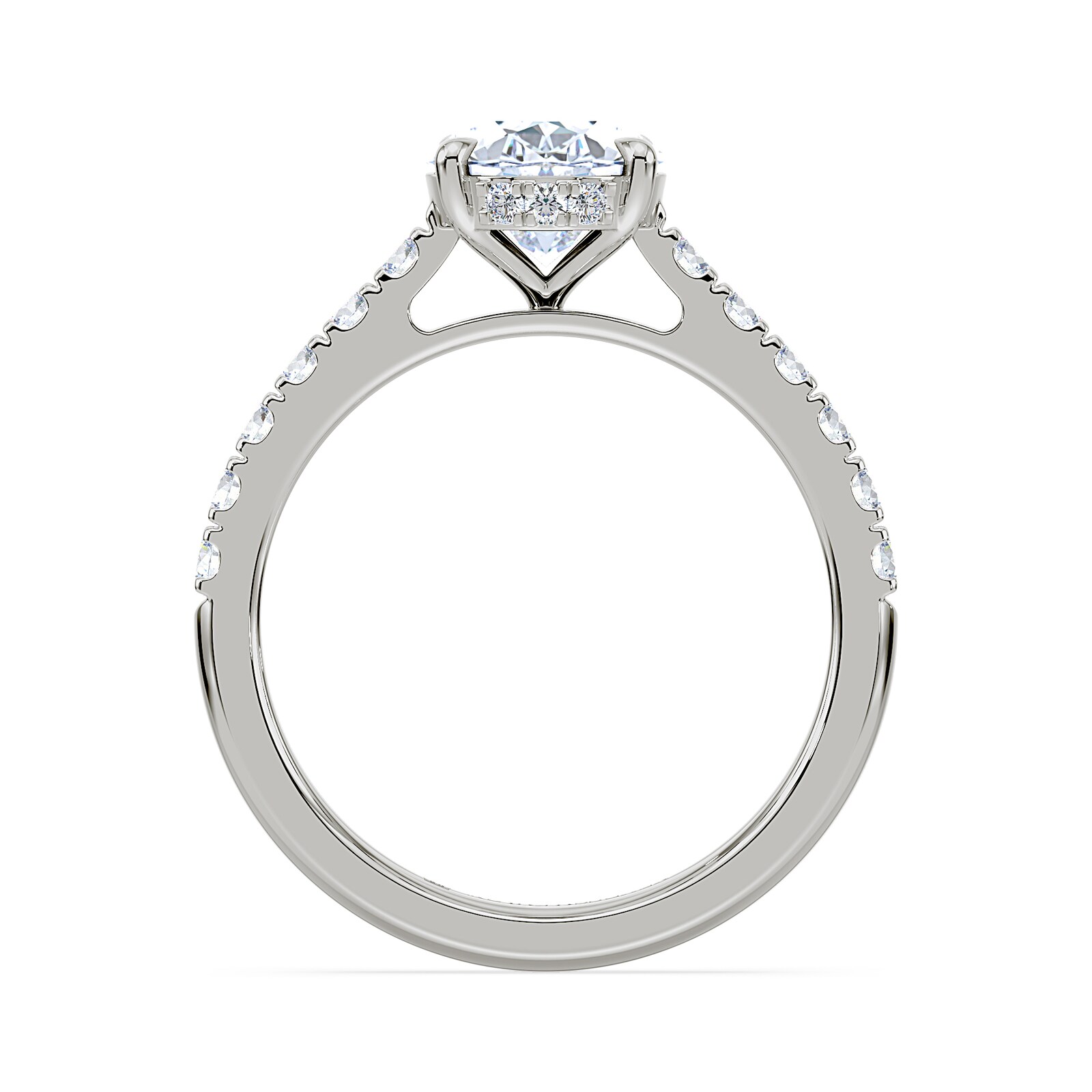 Royal Asscher Platinum Royal Asscher Cut 2.30cttw Diamond Engagement Ring