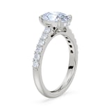 Royal Asscher Platinum Royal Asscher Cut 2.30cttw Diamond Engagement Ring