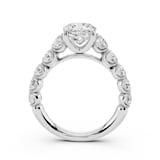 WOS Platinum 2.00cttw Diamond Cushion Cut Engagement Ring