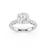 WOS Platinum 1.50cttw Diamond Engagement Ring - Ring Size 5