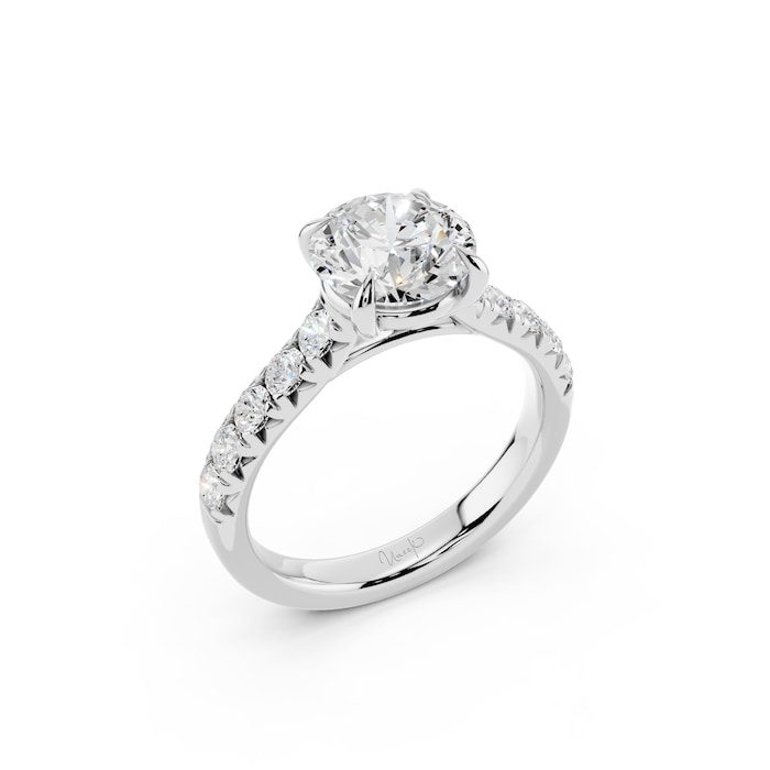WOS Platinum 1.50cttw Diamond Engagement Ring - Ring Size 5