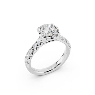 WOS Platinum 1.50cttw Diamond Engagement Ring