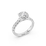 WOS Platinum 1.50cttw Diamond Engagement Ring - Ring Size 5