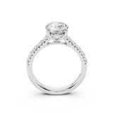 WOS Platinum 1.50cttw Diamond Engagement Ring - Ring Size 5