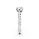 WOS Platinum 1.50cttw Diamond Engagement Ring - Ring Size 5