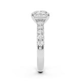 WOS Platinum 1.50cttw Diamond Princess Cut Engagement Ring