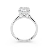 WOS Platinum 2.00cttw Diamond Princess Cut Solitaire Engagement Ring