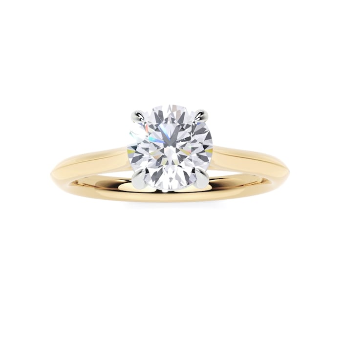 WOS 18K Yellow Gold 1.00cttw Diamond Solitaire Engagement Ring