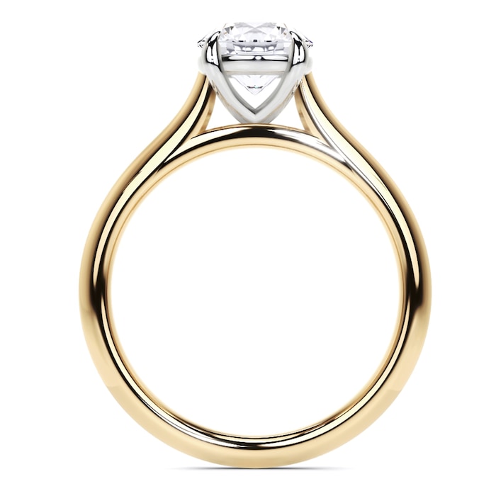 WOS 18K Yellow Gold 1.00cttw Diamond Solitaire Engagement Ring