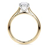 WOS 18K Yellow Gold 1.00cttw Diamond Solitaire Engagement Ring