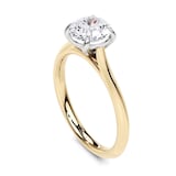 WOS 18K Yellow Gold 1.00cttw Diamond Solitaire Engagement Ring