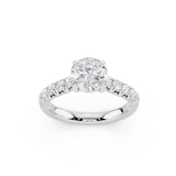 WOS Platinum 1.00cttw Diamond Engagement Ring