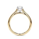 WOS 18K Yellow Gold 0.50cttw Diamond Solitaire Engagement Ring