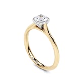 WOS 18K Yellow Gold 0.50cttw Diamond Solitaire Engagement Ring