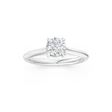 WOS Platinum 0.50cttw Diamond Solitaire Engagement Ring - Ring Size 5.5
