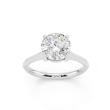 WOS Platinum 1.00cttw Diamond Solitaire Engagament Ring