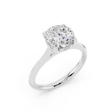 WOS Platinum 1.00cttw Diamond Solitaire Engagament Ring