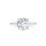 WOS Platinum 1.00cttw Diamond Solitaire Engagament Ring