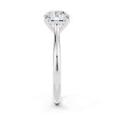 WOS Platinum 1.00cttw Diamond Solitaire Engagament Ring