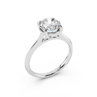 WOS Platinum 1.50cttw Diamond Solitaire Engagement Ring
