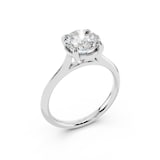 WOS Platinum 1.50cttw Diamond Solitaire Engagement Ring - Ring Size 4.5