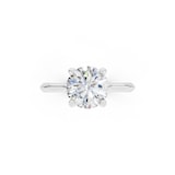 WOS Platinum 1.50cttw Diamond Solitaire Engagement Ring - Ring Size 4.5