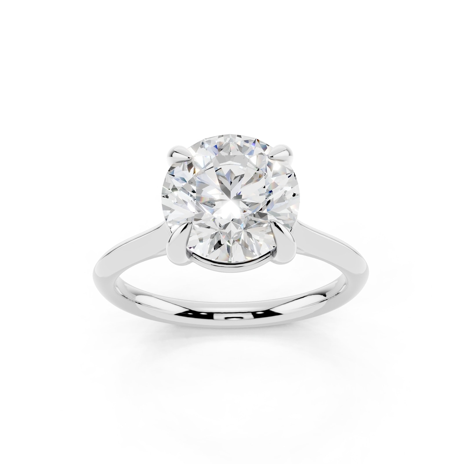 WOS Platinum 2.50cttw Diamond Solitaire Engagement Ring