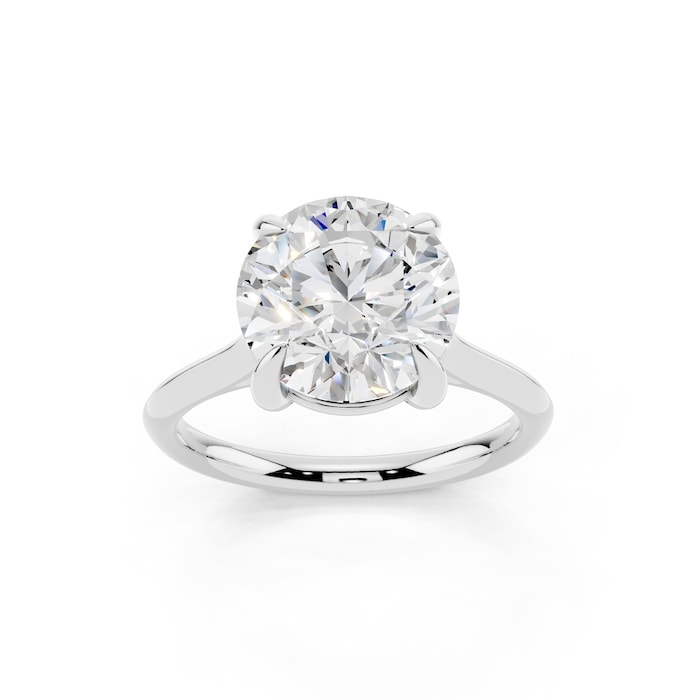 WOS Platinum 4.00cttw Diamond Solitaire Engagement Ring
