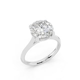 WOS Platinum 4.00cttw Diamond Solitaire Engagement Ring