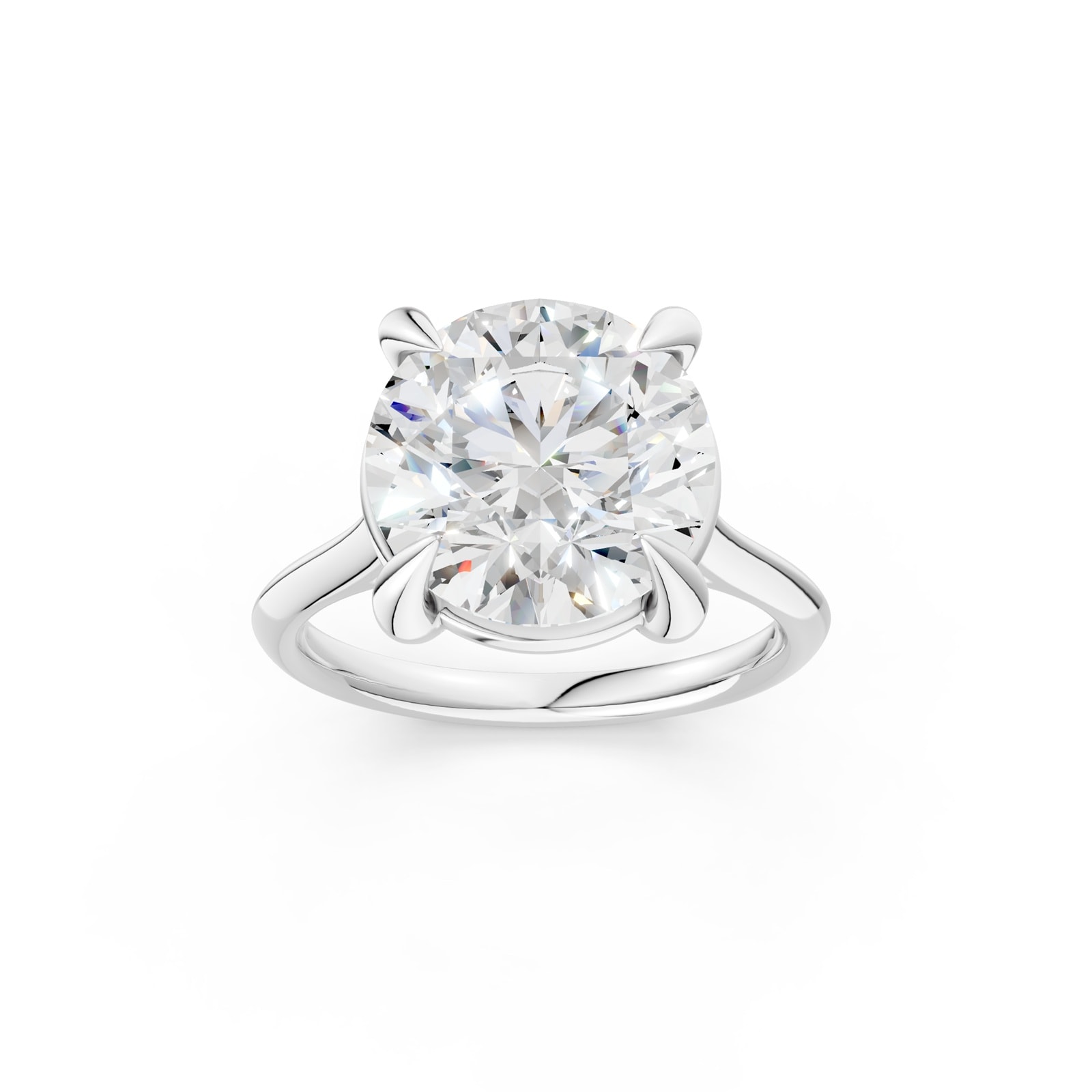 WOS Platinum 5.00cttw Diamond Solitaire Engagement Ring
