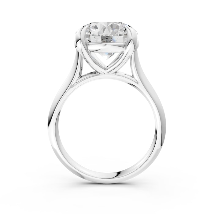 WOS Platinum 5.00cttw Diamond Solitaire Engagement Ring