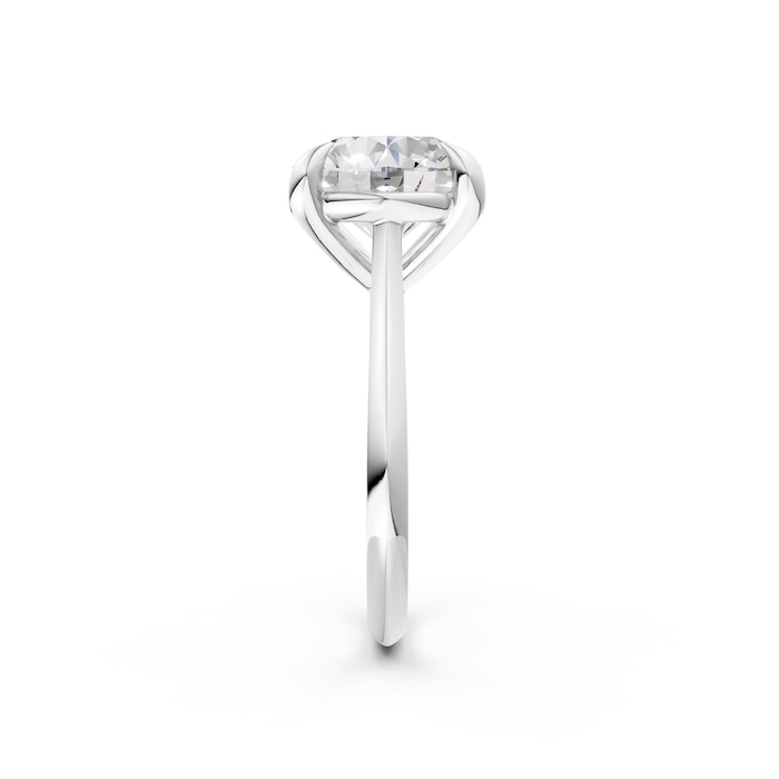 WOS Platinum 5.00cttw Diamond Solitaire Engagement Ring