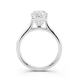 WOS Platinum 2.00cttw Diamond Pear Cut Solitaire Engagement Ring