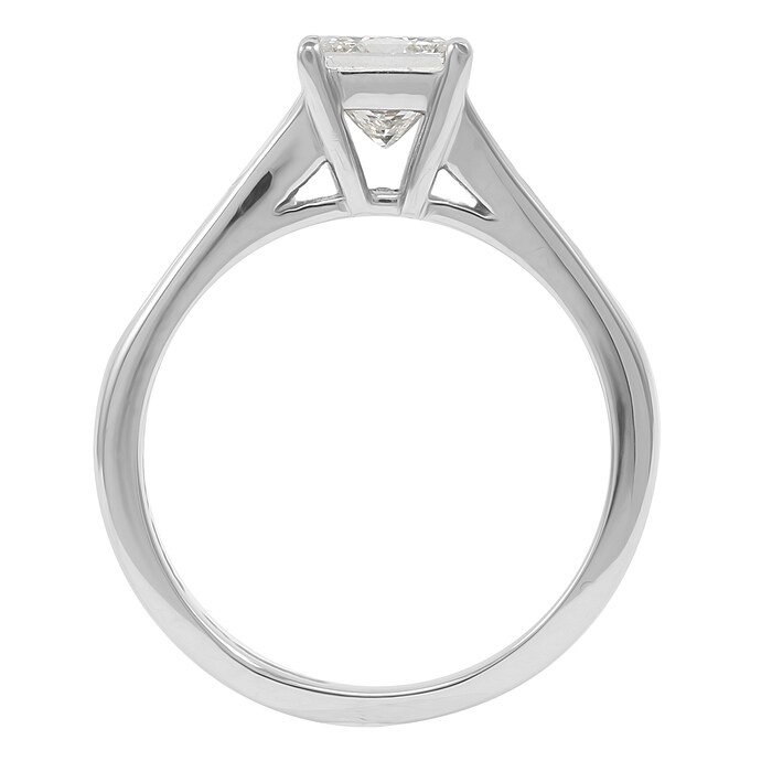 Mappin & Webb Platinum 1.84ct Princess Cut Engagement Ring - Size M