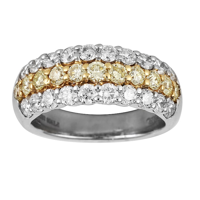 Mayors 18ct Gold 1.95ct Diamond Eternity Ring - Ring Size 6.5
