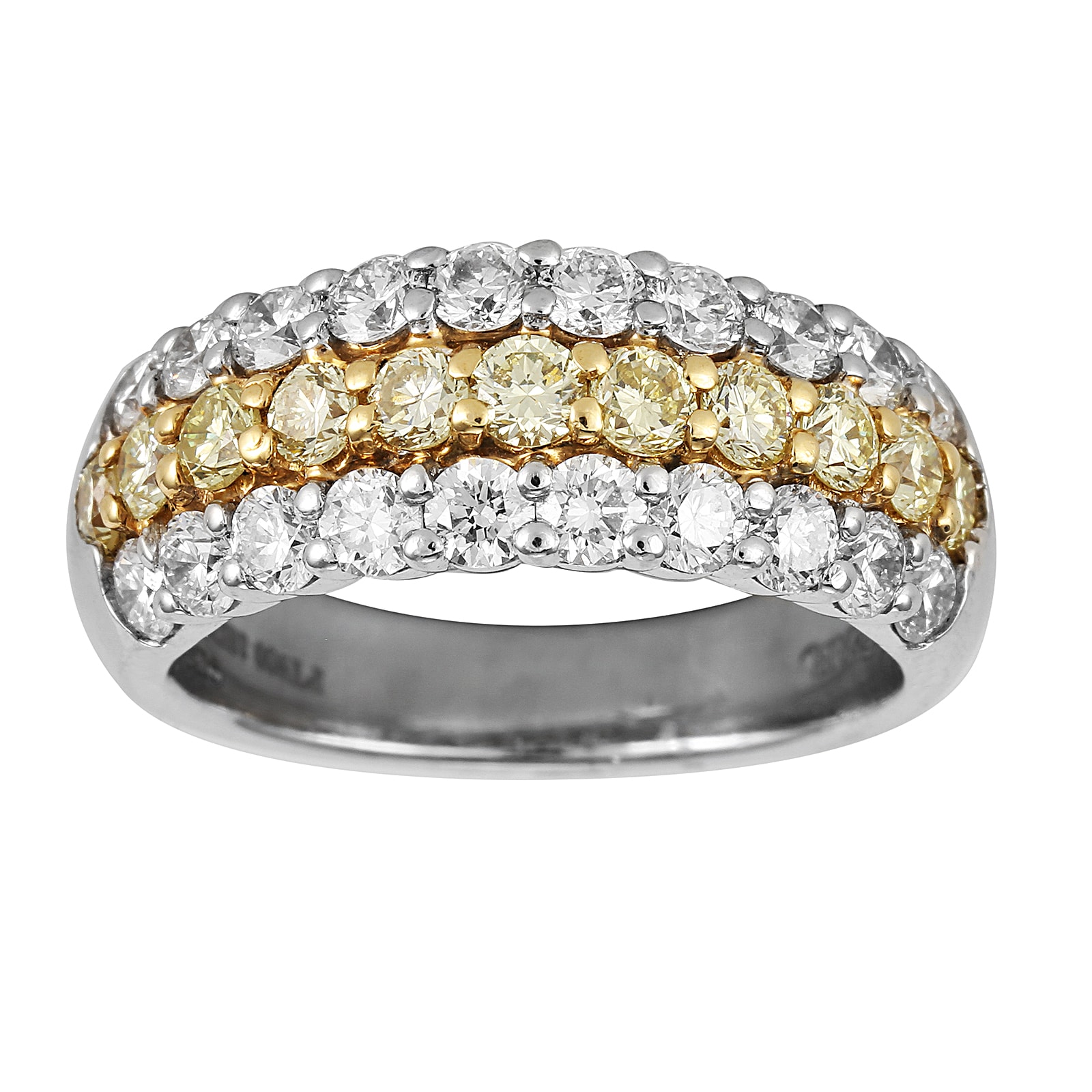 Mayors 18ct Gold 1.95ct Diamond Eternity Ring - Ring Size 6.5