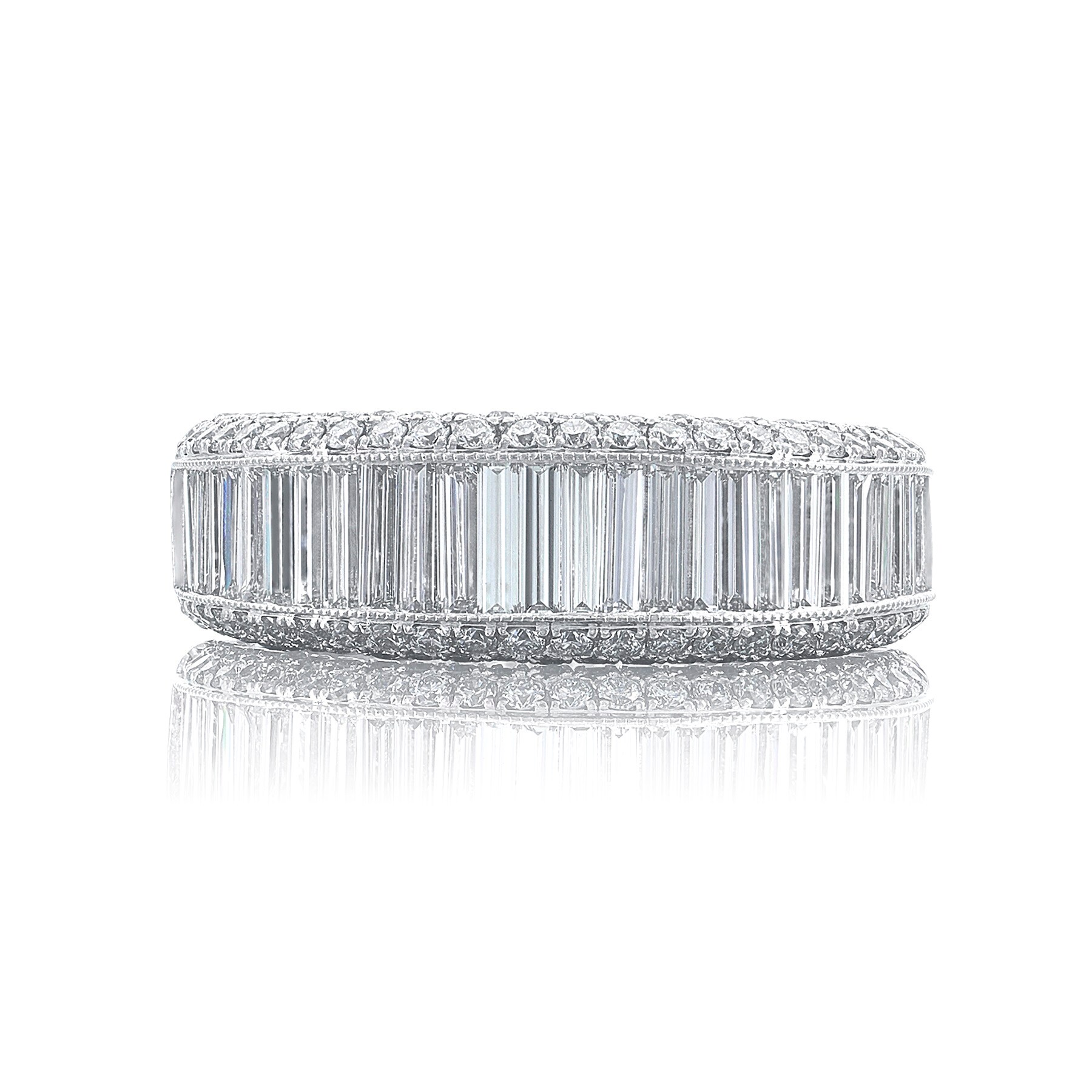 JB Star Platinum 1.92cttw Channel Set Diamond Band