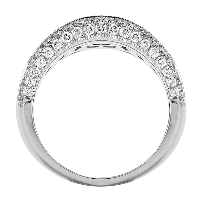 Mappin & Webb Platinum 4.04ct Marquise Cut Eternity Ring - Size M