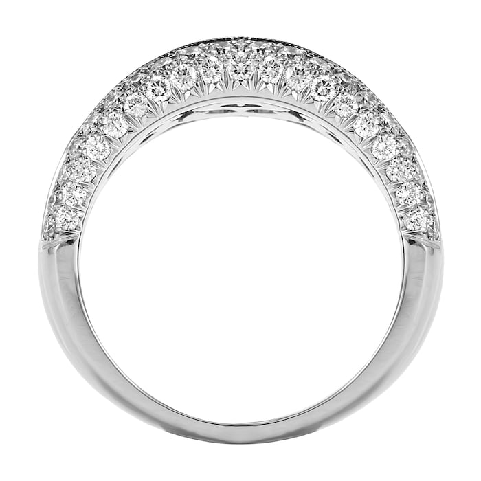 Mappin & Webb Platinum 4.04ct Marquise Cut Eternity Ring - Size M