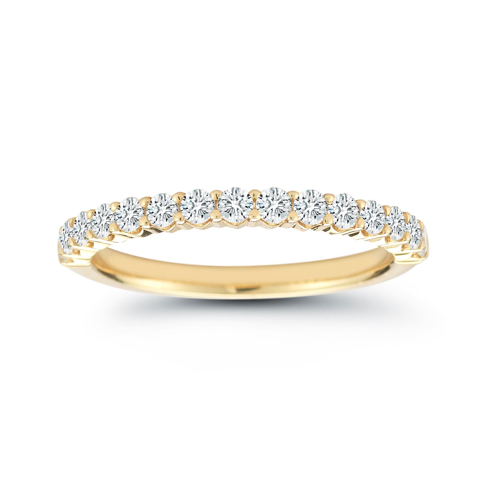 Mayors 18ct Yellow Gold 1.50cttw Round Half Claw Set Eternity Ring Mayors 18ct Yellow Gold 1.50cttw Round Half Claw Set Eternity Ring