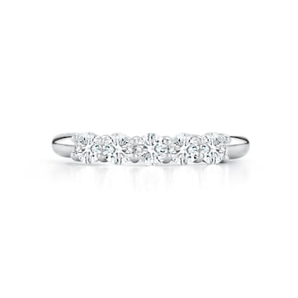 Mayors Platinum 5 Stone 0.75cttw Diamond Diamond Band Mayors Platinum 5 Stone 0.75cttw Diamond Diamond Band
