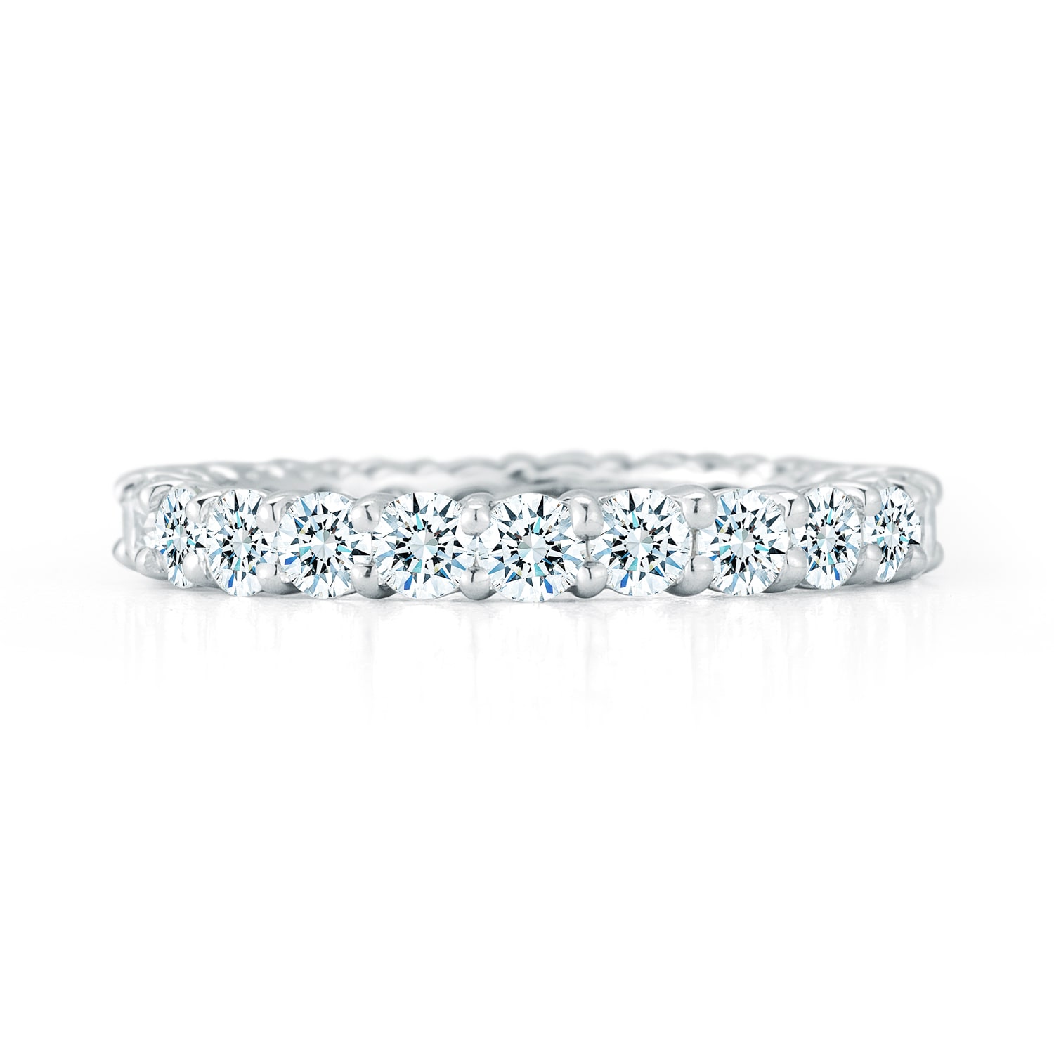Mayors Platinum 2.00cttw Full Claw Set Diamond Diamond Band Mayors Platinum 2.00cttw Full Claw Set Diamond Diamond Band