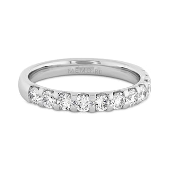 Mayors Platinum 0.72cttw Brilliant Cut Diamond Odessa 11 Stone Eternity Band Size 6.5 Mayors Platinum 0.72cttw Brilliant Cut Diamond Odessa 11 Stone Eternity Band Size 6.5