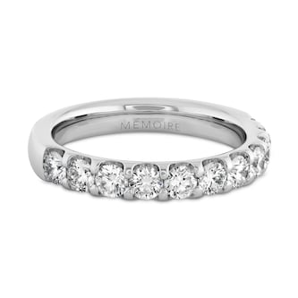 Mayors Platinum 1.00cttw Brilliant Cut Diamond Odessa 11 Stone Eternity Band Size 6.5 Mayors Platinum 1.00cttw Brilliant Cut Diamond Odessa 11 Stone Eternity Band Size 6.5